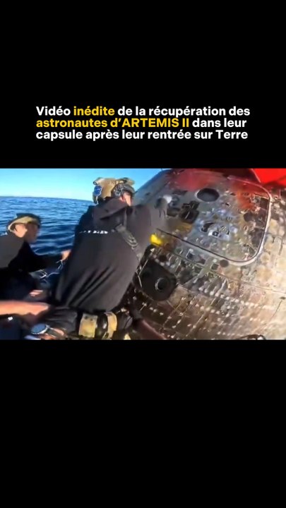 La NASA publie une vidé inédite du retour d’ARTEMIS II ! 😍
