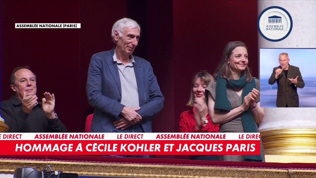 L'Assemblée nationale rend hommage à Cécile Kohler et Jacques Paris