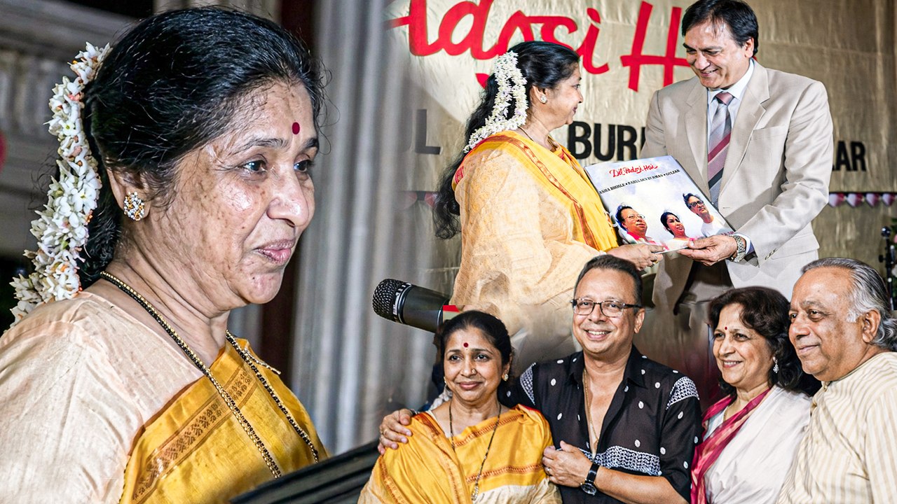 Dil Padosi Hai (1987) Music Album Launch: Asha Bhosle, RD Burman, Sunil Dutt, Gulzar, Kalyanji, Anu Malik & More