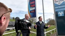Reform MPs met with Green protesters at petrol station