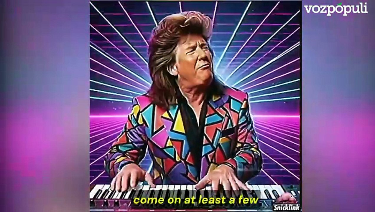 "Blockade, blockade": la embajada de Irán convierte la propaganda de Trump en música de los 80's.