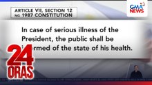 PBBM's jumping jacks and the public's right to know his health condition | 24 Oras