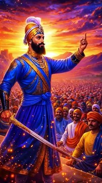 Baisakhi Special 🙏 Guru Gobind Singh Ji Khalsa Sajna Diwas 🔥 Waheguru Simran Status