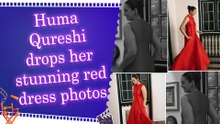 Huma Qureshi dazzles in red as she drops gorgeous photos and behind-the-scenes glimpses