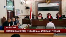 Polisi Terdakwa Pembunuhan Dosen di Bungo Jambi Jalani Sidang Perdana | BORGOL