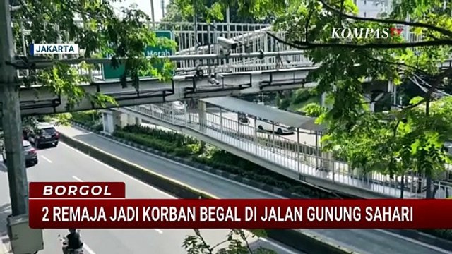 Terekam CCTV! Detik-Detik 2 Remaja Jadi Korban Begal di Jalan Gunung Sahari Jakpus | BORGOL