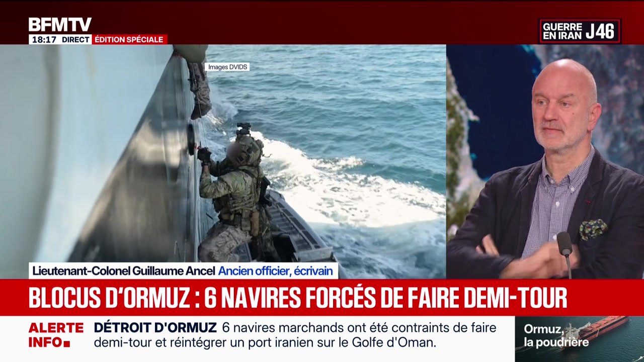 Marschall Truchot : Ormuz, aucun navire n'a passé le blocus (USA) - 14/04