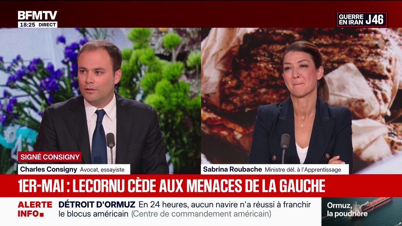 SIGNÉ CONSIGNY - 1er-Mai: "On devrait appeler Sébastien Lecornu "conservator"", déclare Charles Consigny, avocat et essayiste