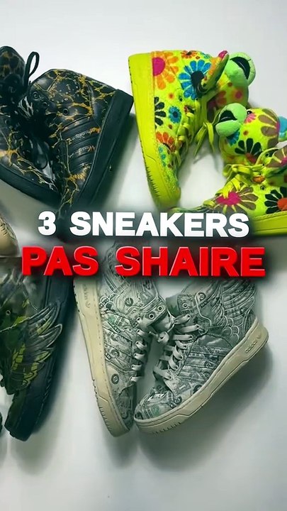 3 sneakers pas shaire