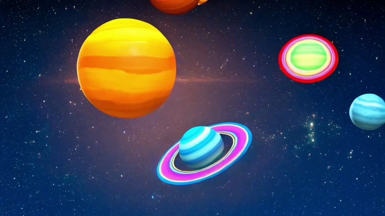 Planets Spin, Round and Round | Nursery Rhyme Songs About Space