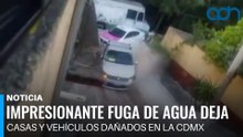 Impresionante fuga de agua deja casas y vehículos dañados en Torres de Potrero