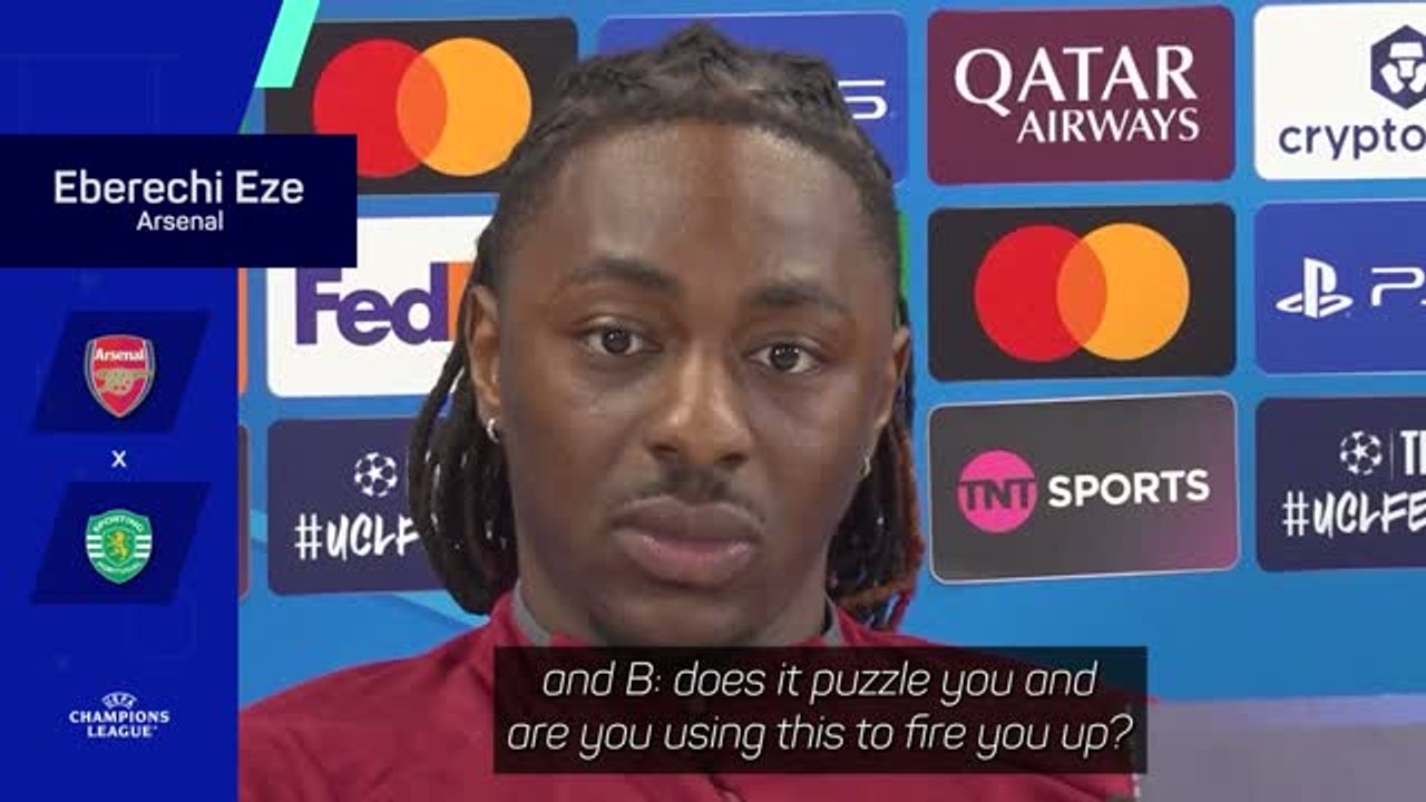 'I don't care' - Eze's avoiding outside noise surrounding Arsenal's title hopes