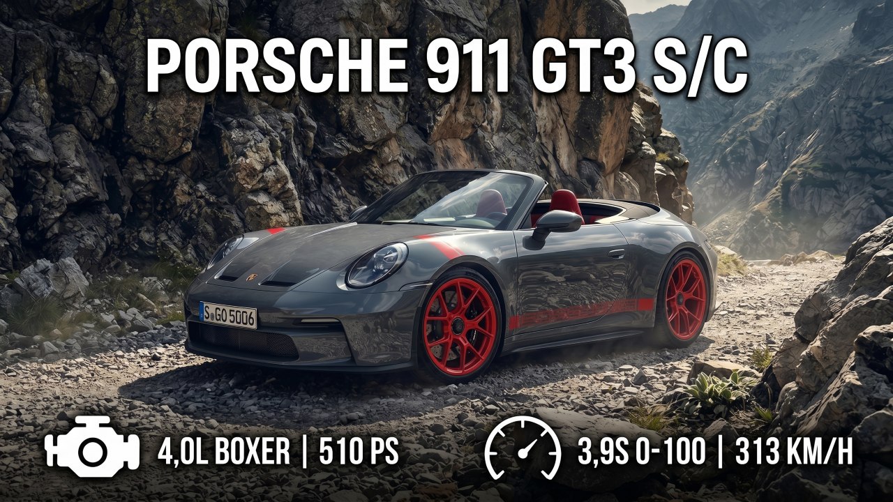 Porsche 911 GT3 S/C Cabrio mit Street Style Paket – 510 PS purer Fahrspaß