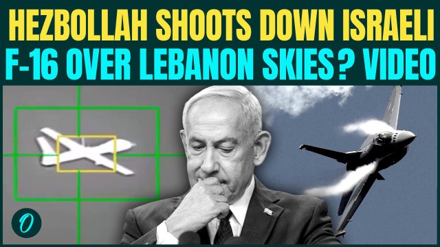 Hezbollah Shoots Down US F-16 Near Lebanon? Unseen Video Sparks Massive Panic Amid Israelis