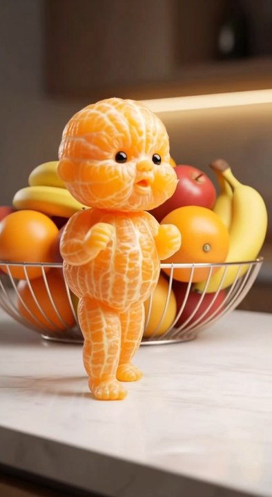 Une orange qui danse !?🤣