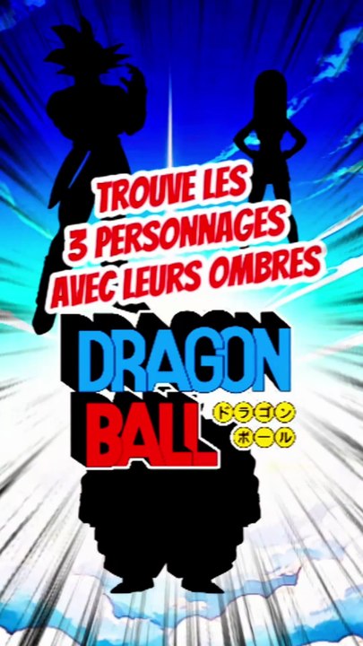 Trouve les 3 personnages de l'univers de Dragon ball avec leurs ombres feat Diegitino