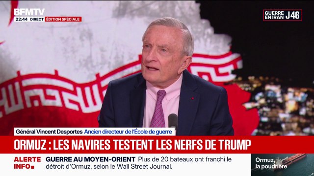 Blocus du détroit d'Ormuz: On est sur une poudrière , explique Vincent Desportes, ancien directeur de l'École de guerre