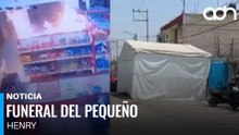 Con porras y mariachi despiden a Henry, niño de 2 años víctima de incendio en tienda de Chalco