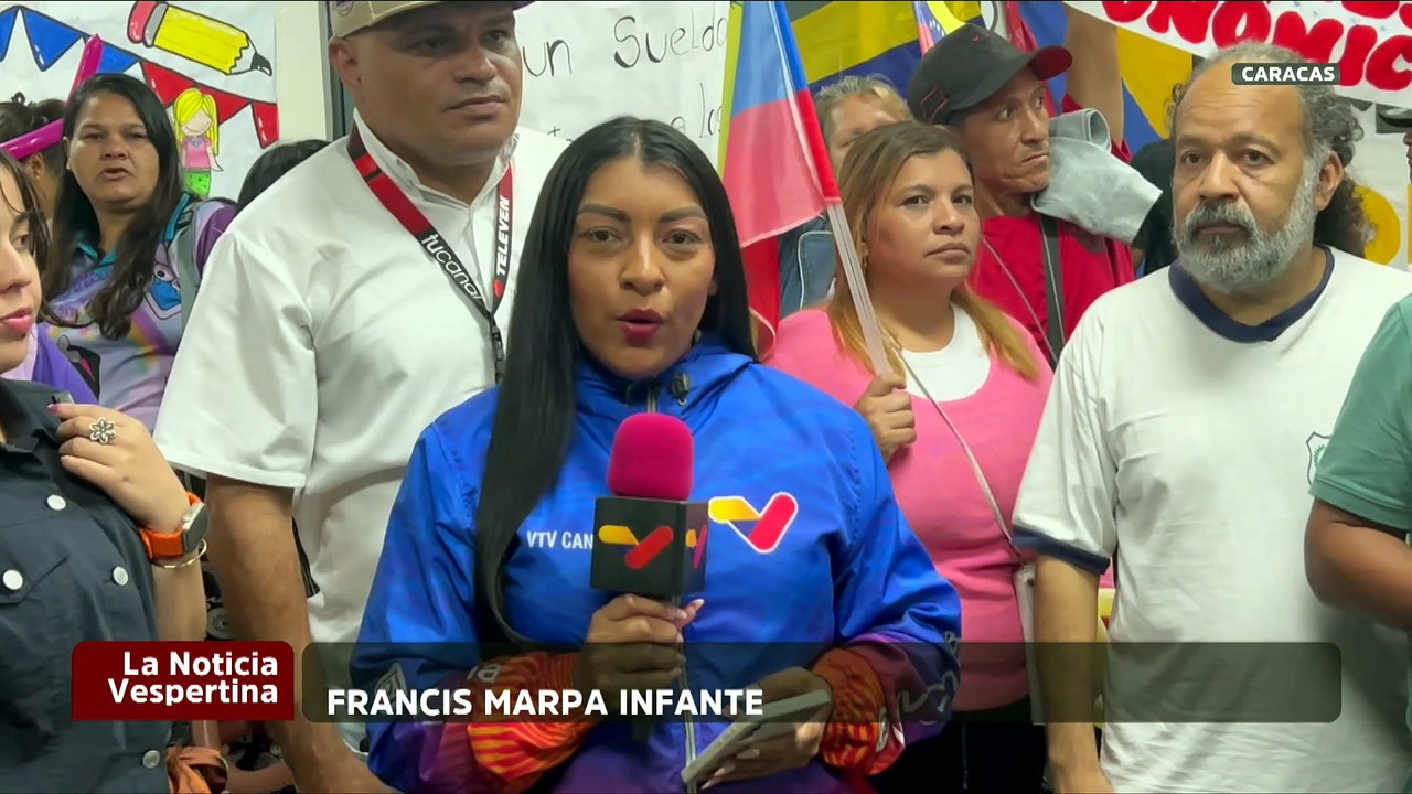 Caracas | Movimientos de Maestros Bolivarianos exigen la eliminación de las sanciones contra Venezuela