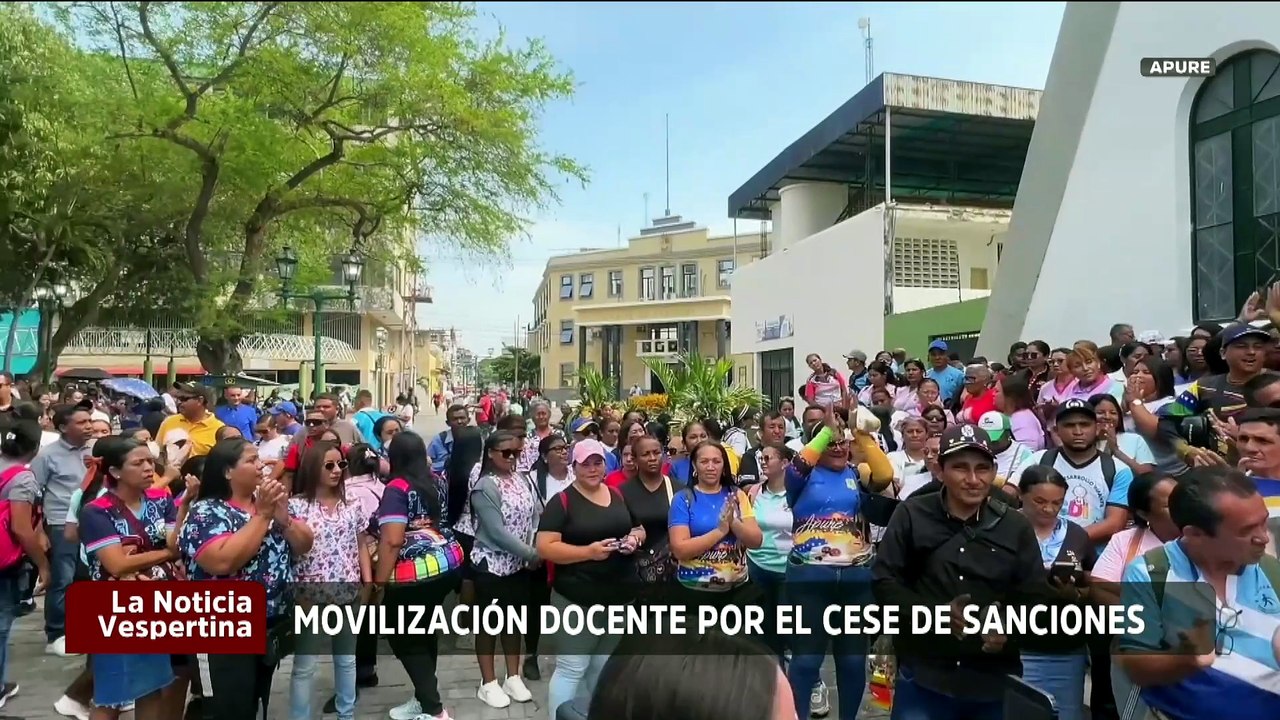 Sector educativo de Apure exige el cese de las sanciones contra Venezuela