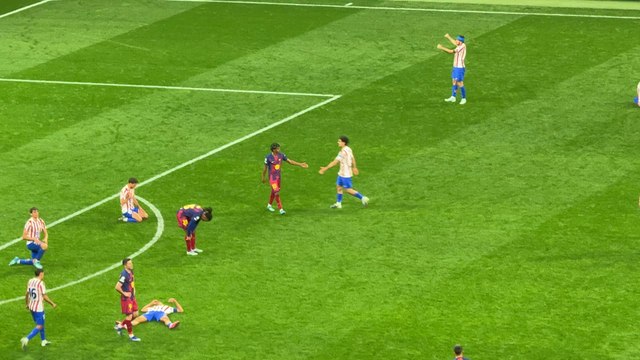 Lamine Yamal after Atlético vs Barcelona
