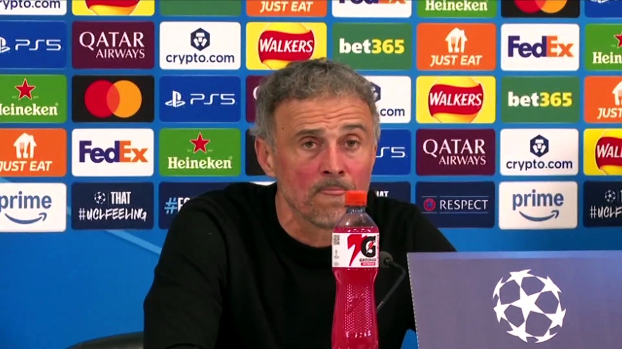 Luis Enrique donne des nouvelles de Désiré Doué et Nuno Mendes, touchés et remplacés lors de Liverpool-PSG - Foot - Ligue des champions - PSG