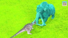 Prehistoric Mammoth vs Shadow Animals Itself Size Comparison Epic Battle Animal Revolt Battle Simul