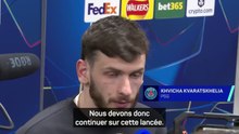 PSG - Kvaratskhelia : “Battre Liverpool à Anfield n'est pas facile, nous sommes capables de tout"
