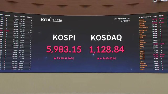 미-이란 협상 기대에 코스피 6,100선 출발 / YTN