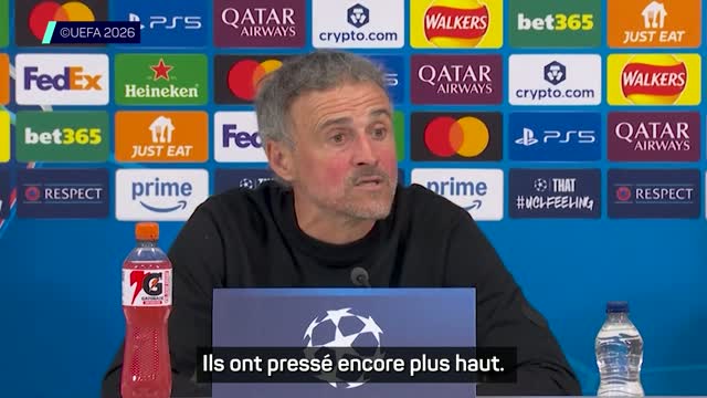 PSG - Enrique : "On continue de montrer quelle équipe nous sommes"
