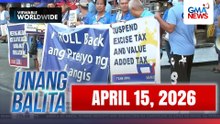 Unang Balita sa Unang Hirit: (Part 2) APRIL 15, 2026 [HD]