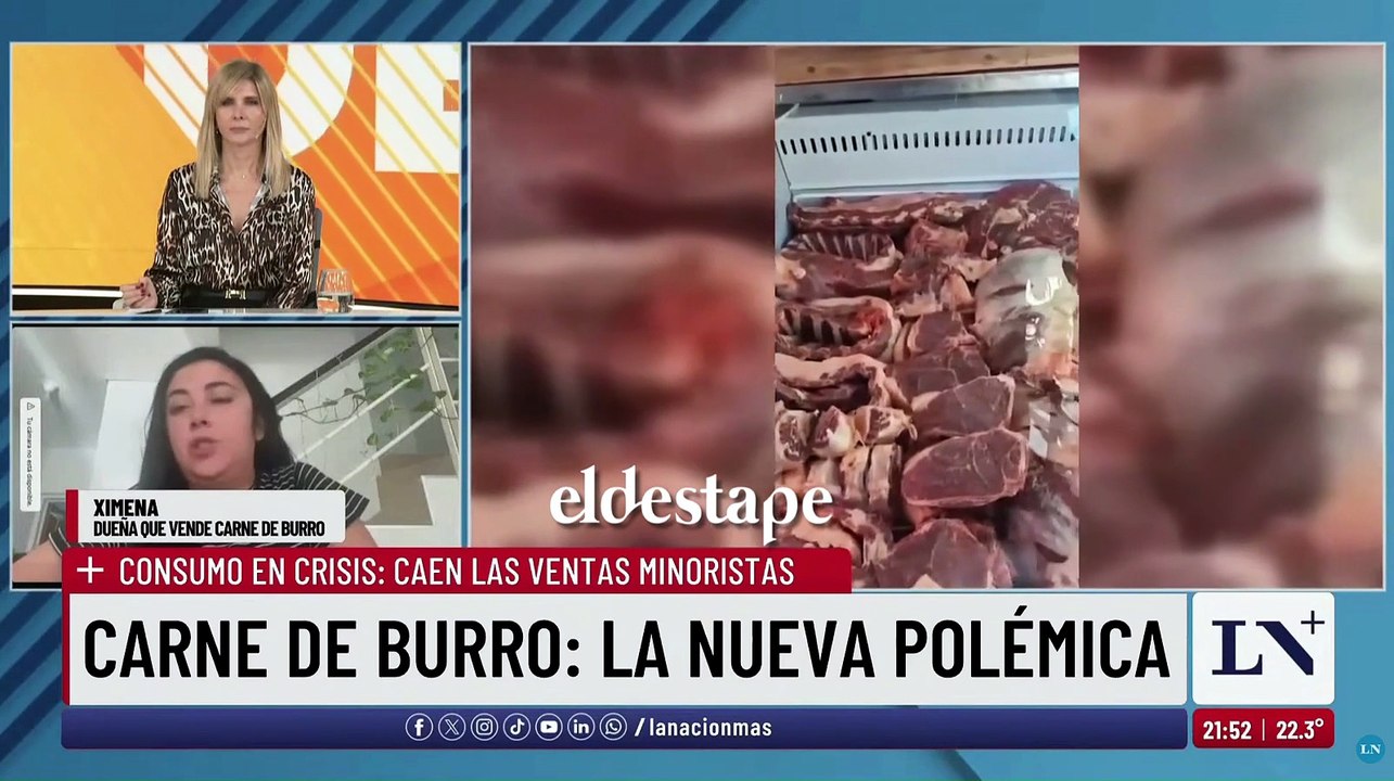 En el programa de Trebucq defendieron el consumo de carne de burro: "En Italia..."
