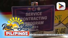 Service Contracting Program, umarangkada na sa ilang bus sa PITX | ulat ni Bernard Ferrer