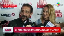 Sabrina Rojas y José Chatruc se besaron en vivo