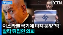 [자막뉴스] 심상찮은 분위기...나치 卐 박힌 이스라엘 국기 '펄럭' / YTN