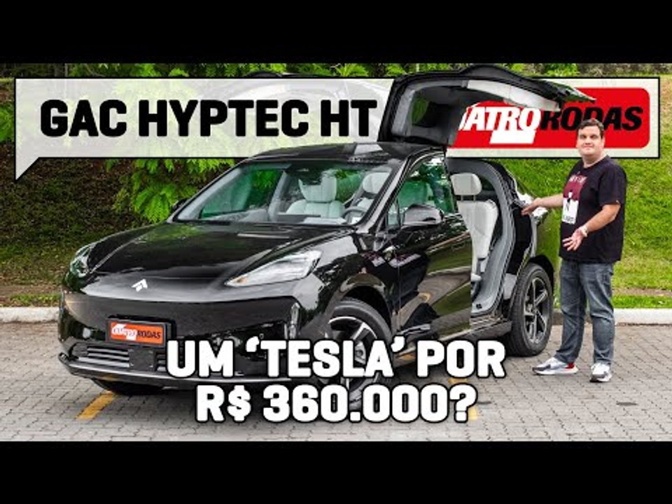 GAC Hyptec HT tem portas ASA DE GAIVOTA e é o carro familiar que NINGUÉM ESPERAVA