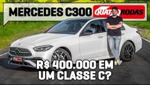 Mercedes C300 é caro, mas muito mais avançado do que parece