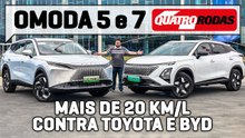 Omoda 5 HEV e 7 PHEV fazem MAIS DE 20 KM/L e chegam no Brasil ainda em 2025