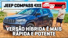 Jeep Compass 4XE: SUV híbrido é 146% mais econômico com motor 1.3 turbo