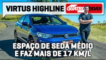 VW Virtus Highline 2023 é econômico, espaçoso, mas falta capricho