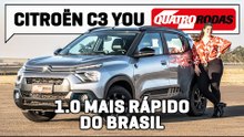 Citroën C3 You! é o 1.0 MAIS RÁPIDO do Brasil e o MAIS BARATO