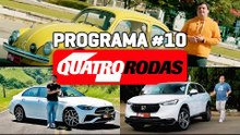PROGRAMA QUATRO RODAS #10 - Tudo sobre HR-V Turbo, Mercedes C300 e Fusca elétrico (05/08/2023)