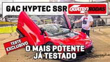 GAC Hyptec SSR é o carro MAIS POTENTE já testado por QUATRO RODAS e tem 3 motores e 1.224 cv