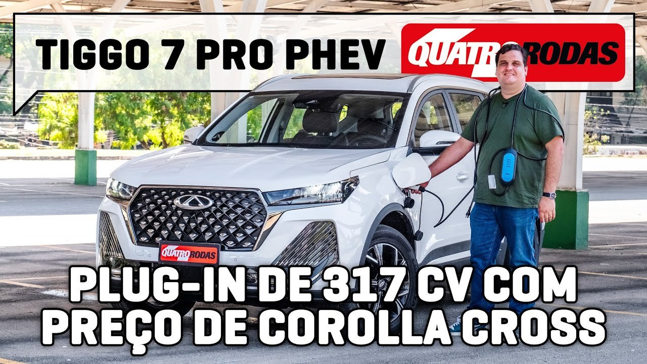 Caoa Chery Tiggo 7 Pro PHEV é híbrido plug-in a preço de Corolla Cross; vale a pena?