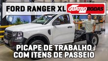 Ford Ranger XL vai de CHASSI a CABINE DUPLA e é mais completa do que parece