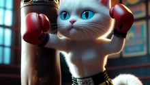 Boxing Cat 🥊😻  Champion Saga Begins! 🔥