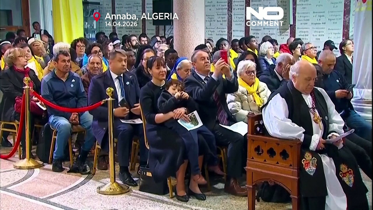À Annaba, le pape Léon XIV salue la petite communauté catholique d’Algérie et saint Augustin