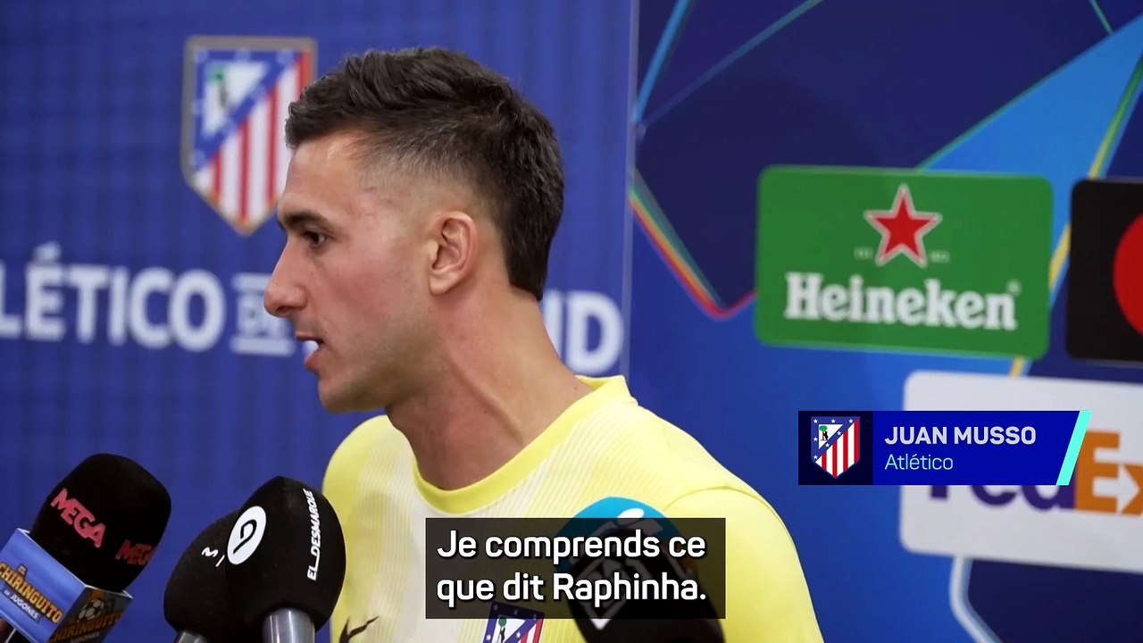 Musso répond aux accusations de Raphinha : “Parler de vol est insensé”