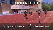 Unitree H1 überrascht mit natürlichem Laufstil und Highspeed