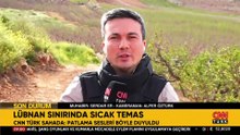 Lübnan sınırında sıcak temas: Patlama sesleri böyle duyuldu!